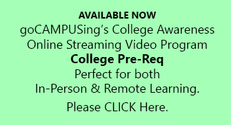 goCAMPUSing's College Awareness Online Streaming Video Program College Pre-Req, Perfect for both In-Person & Remote Learning